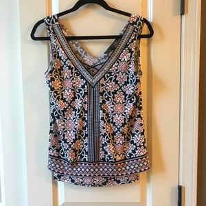 Like New White House Black Market sleeveless top
